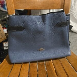 Blue Coach purse